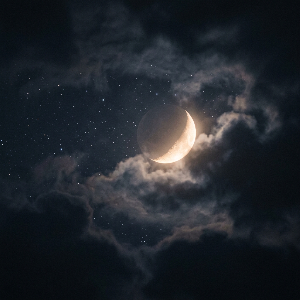 Moon and Clouds